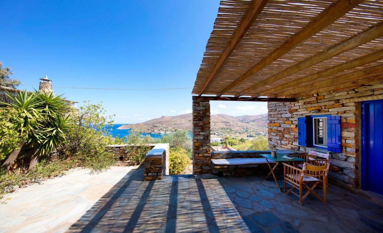 Вілла Stone House With A Magical View Otzias Екстер'єр фото